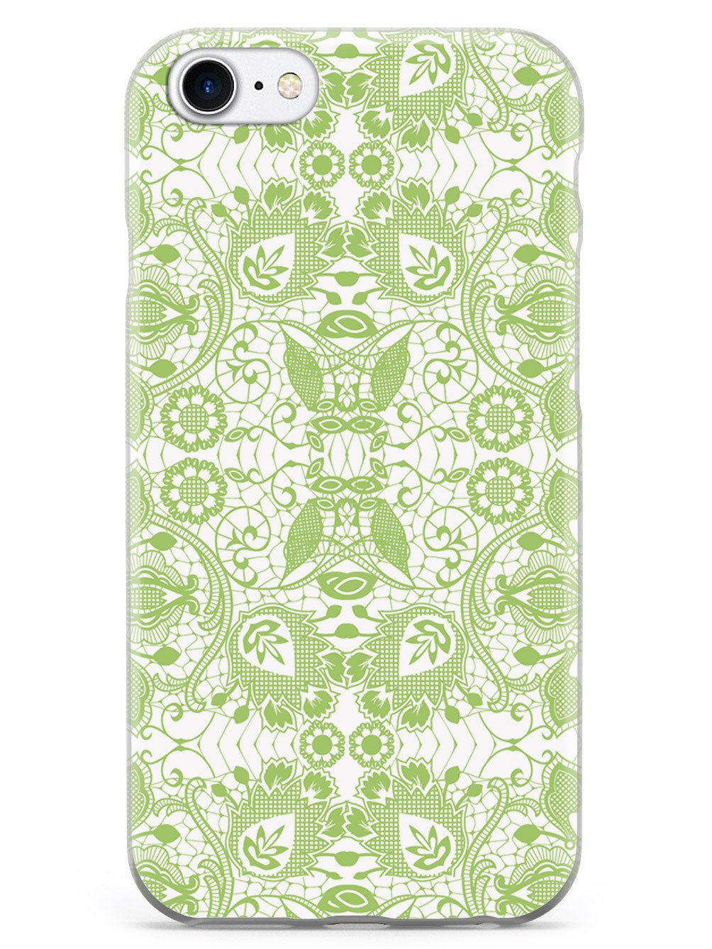 Lace Pattern - Sage Green Case