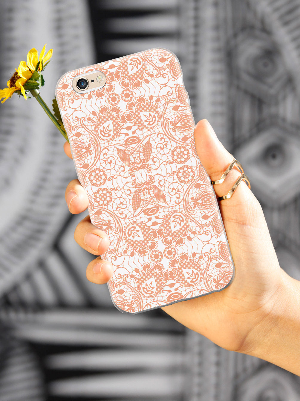 Lace Pattern - Peach Case