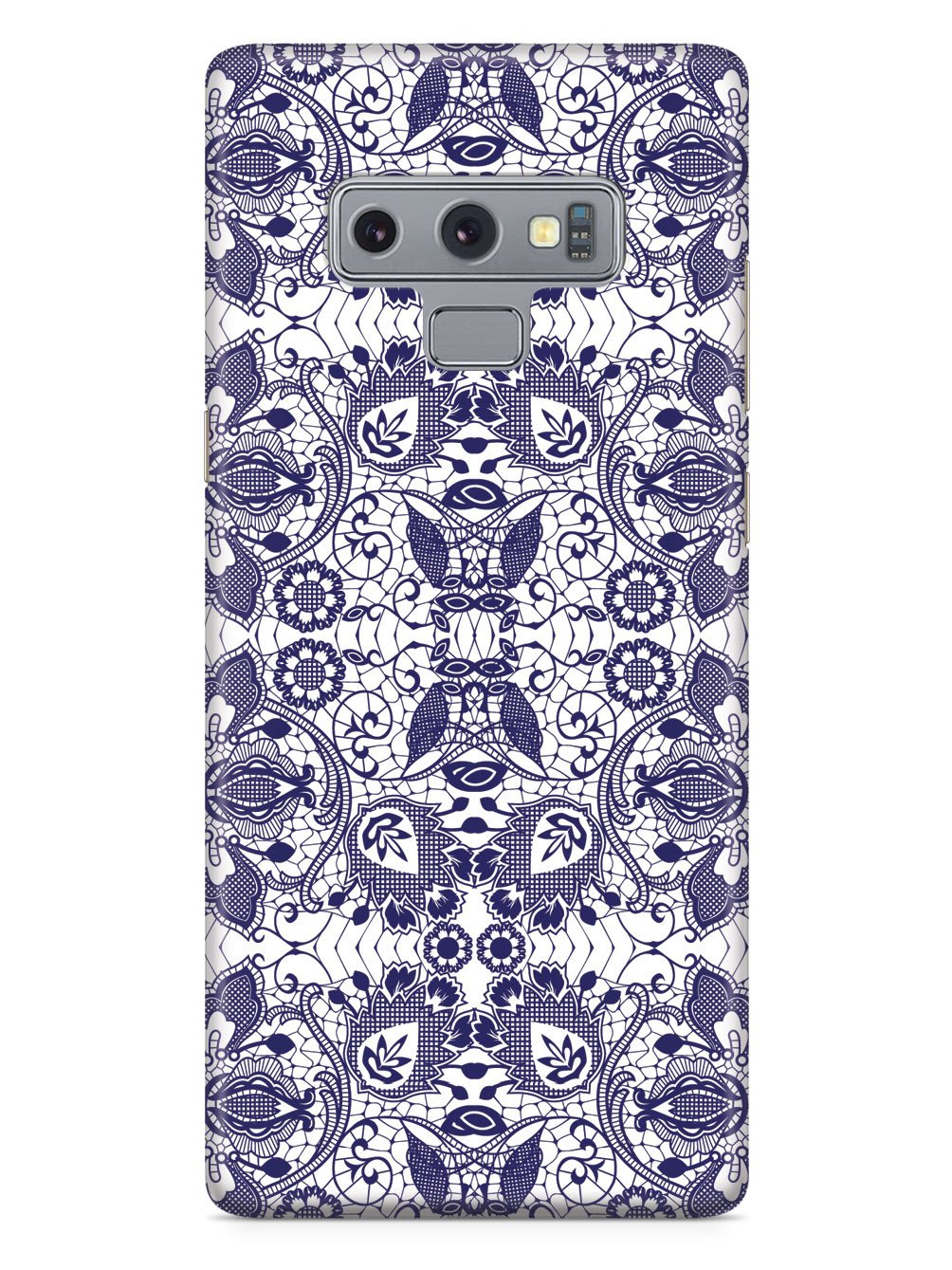 Lace Pattern - Navy Blue Case