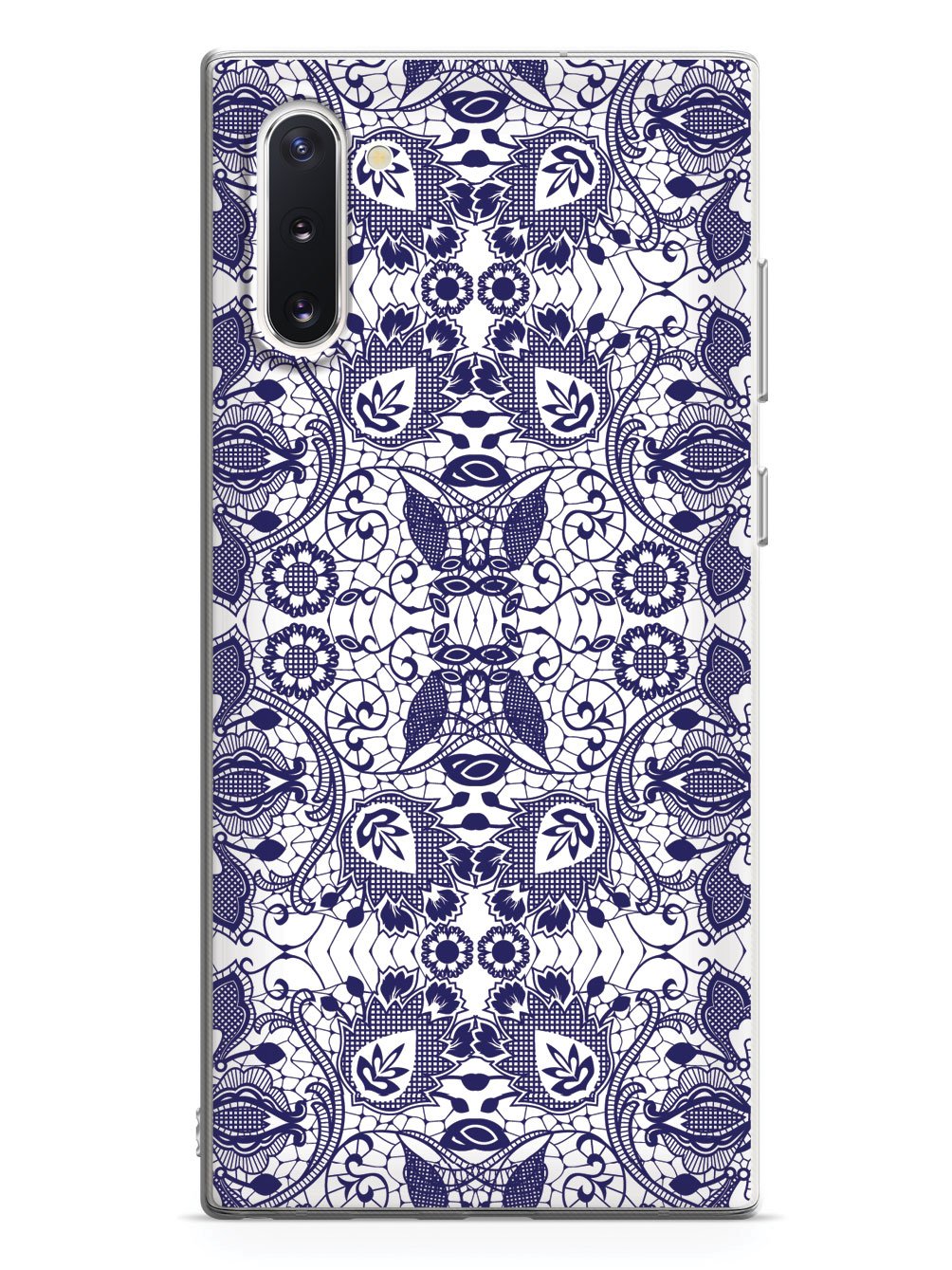Lace Pattern - Navy Blue Case