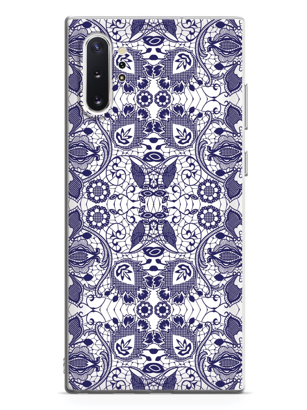 Lace Pattern - Navy Blue Case