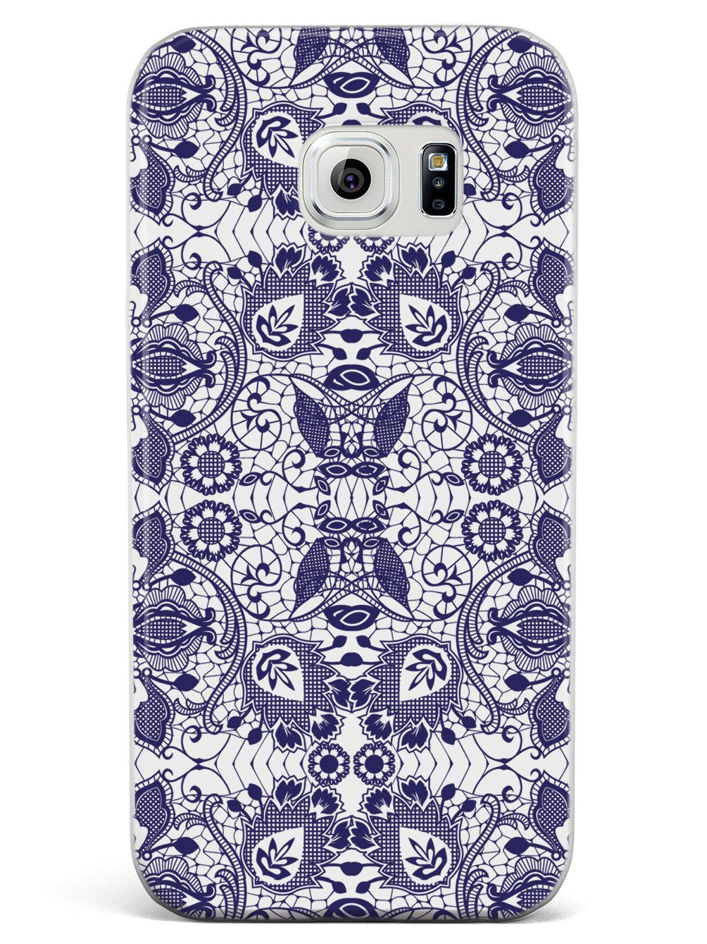 Lace Pattern - Navy Blue Case