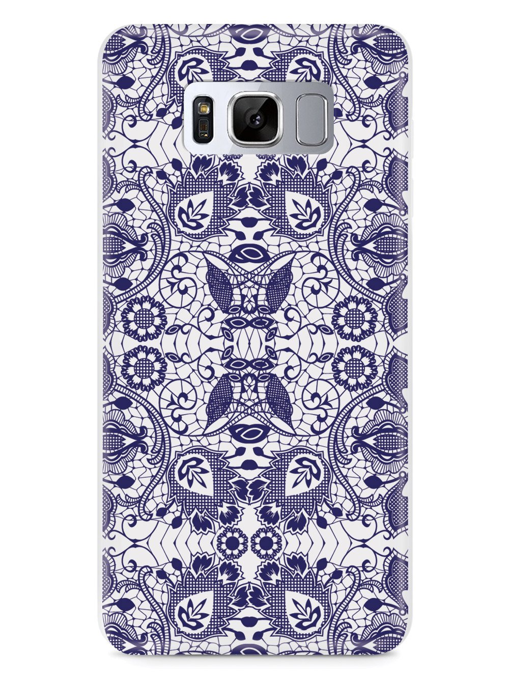 Lace Pattern - Navy Blue Case