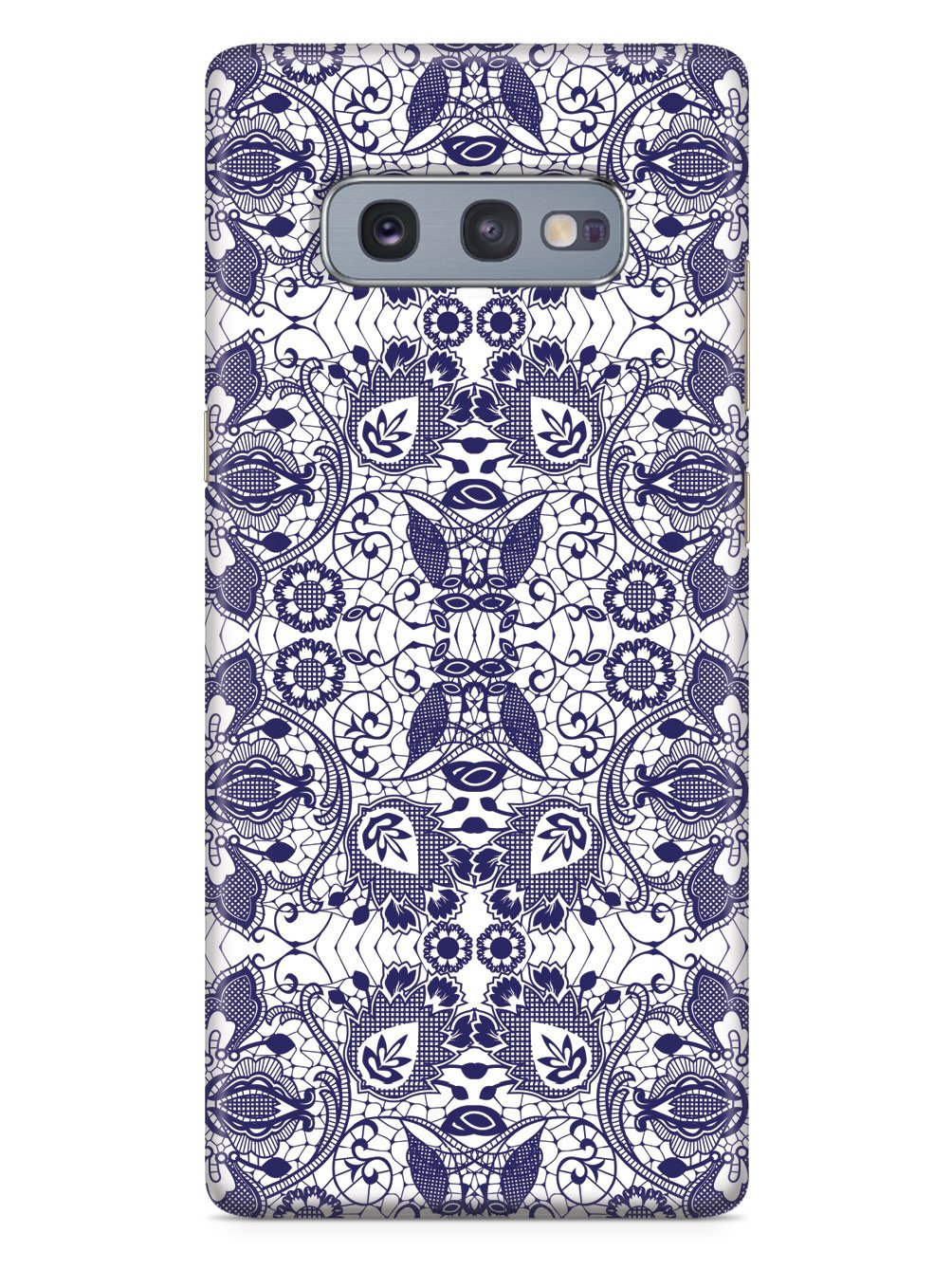 Lace Pattern - Navy Blue Case