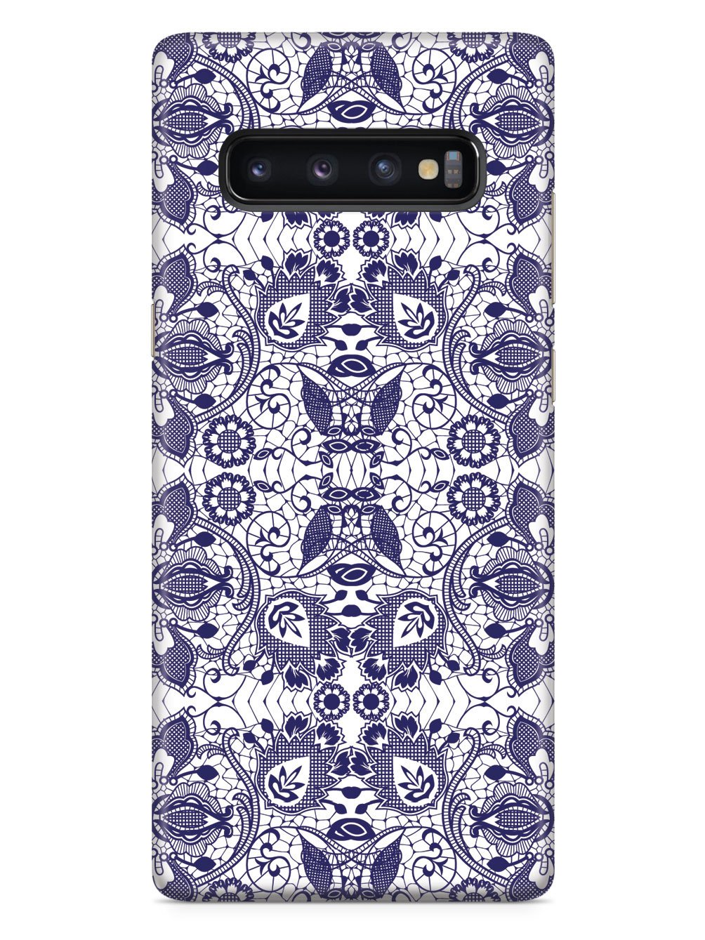 Lace Pattern - Navy Blue Case