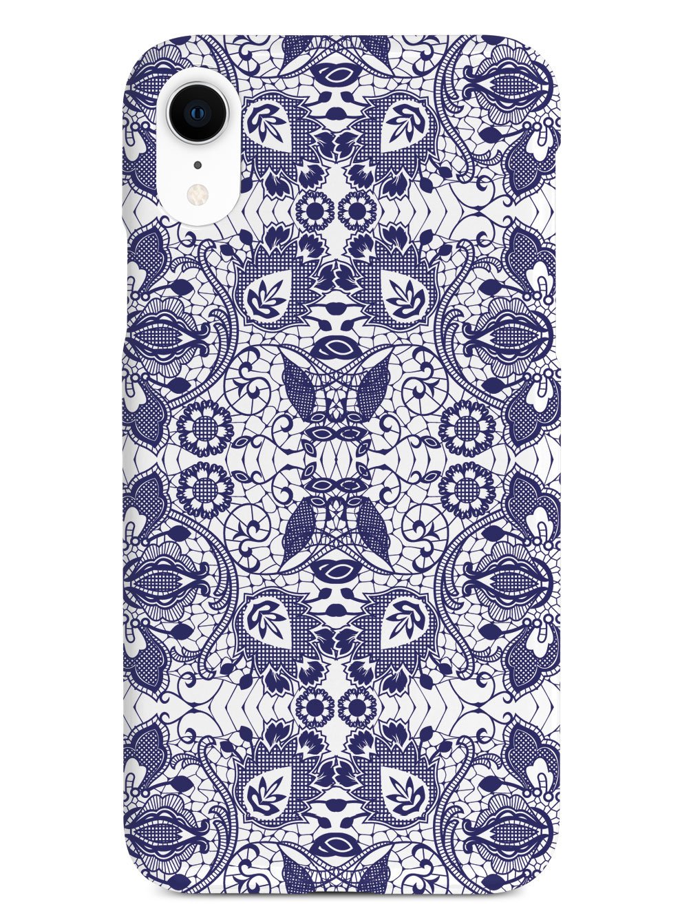 Lace Pattern - Navy Blue Case