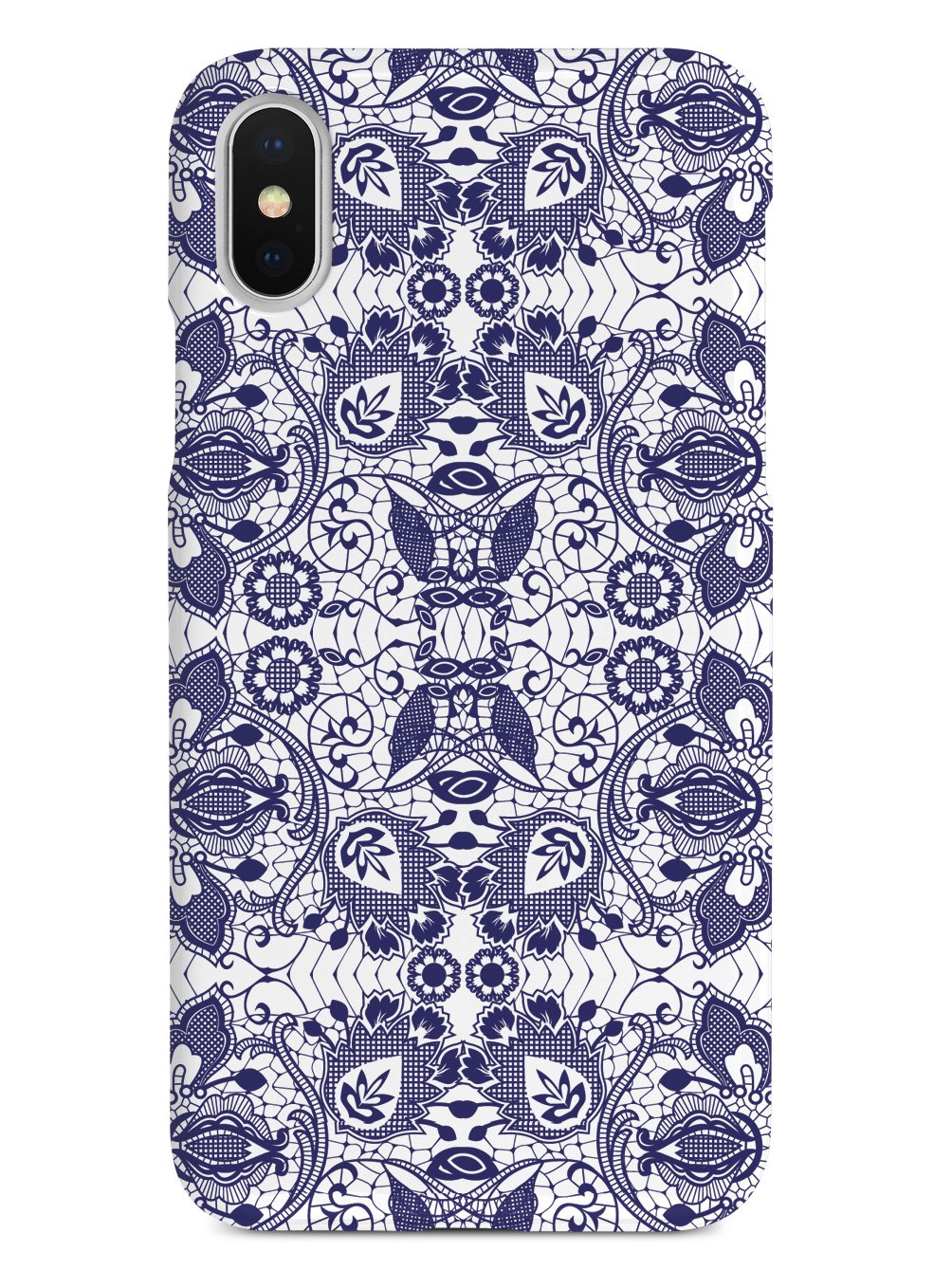 Lace Pattern - Navy Blue Case