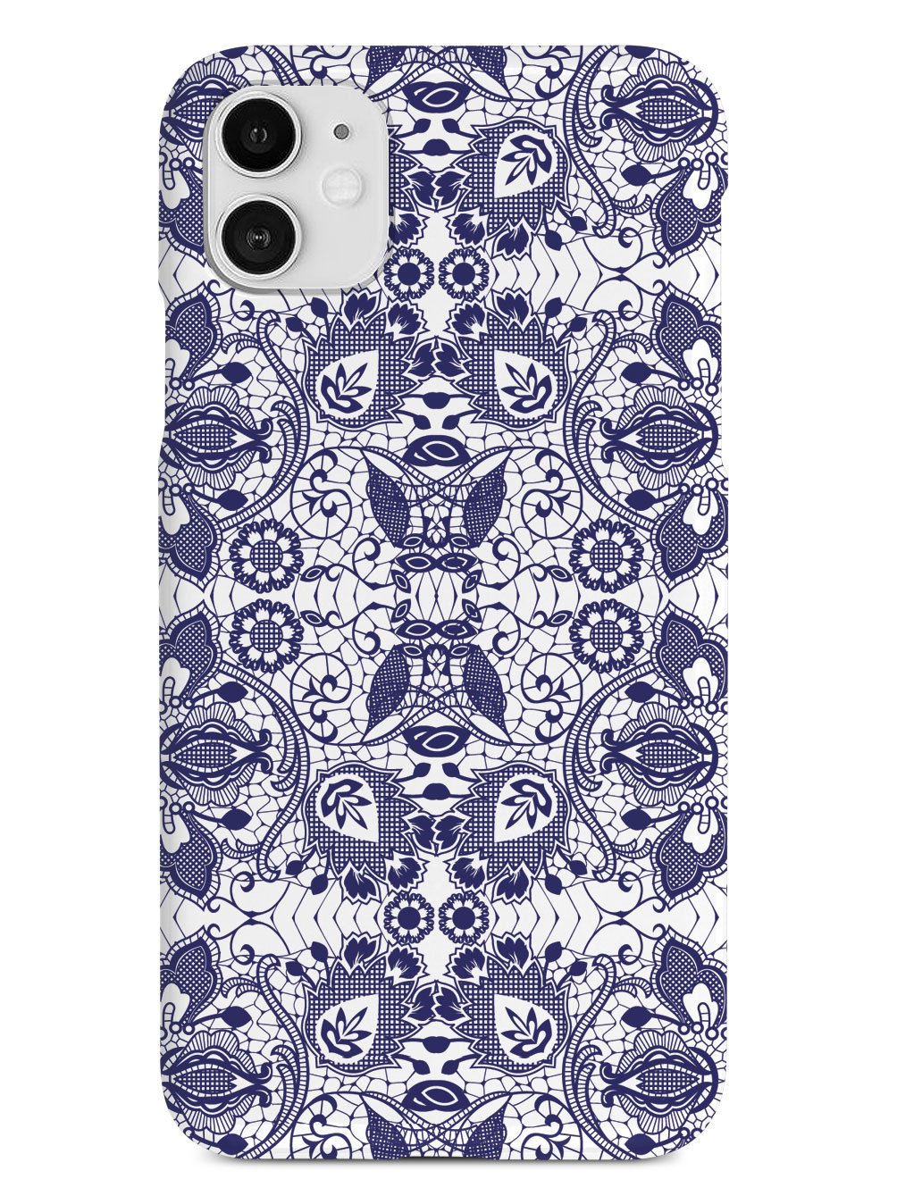 Lace Pattern - Navy Blue Case
