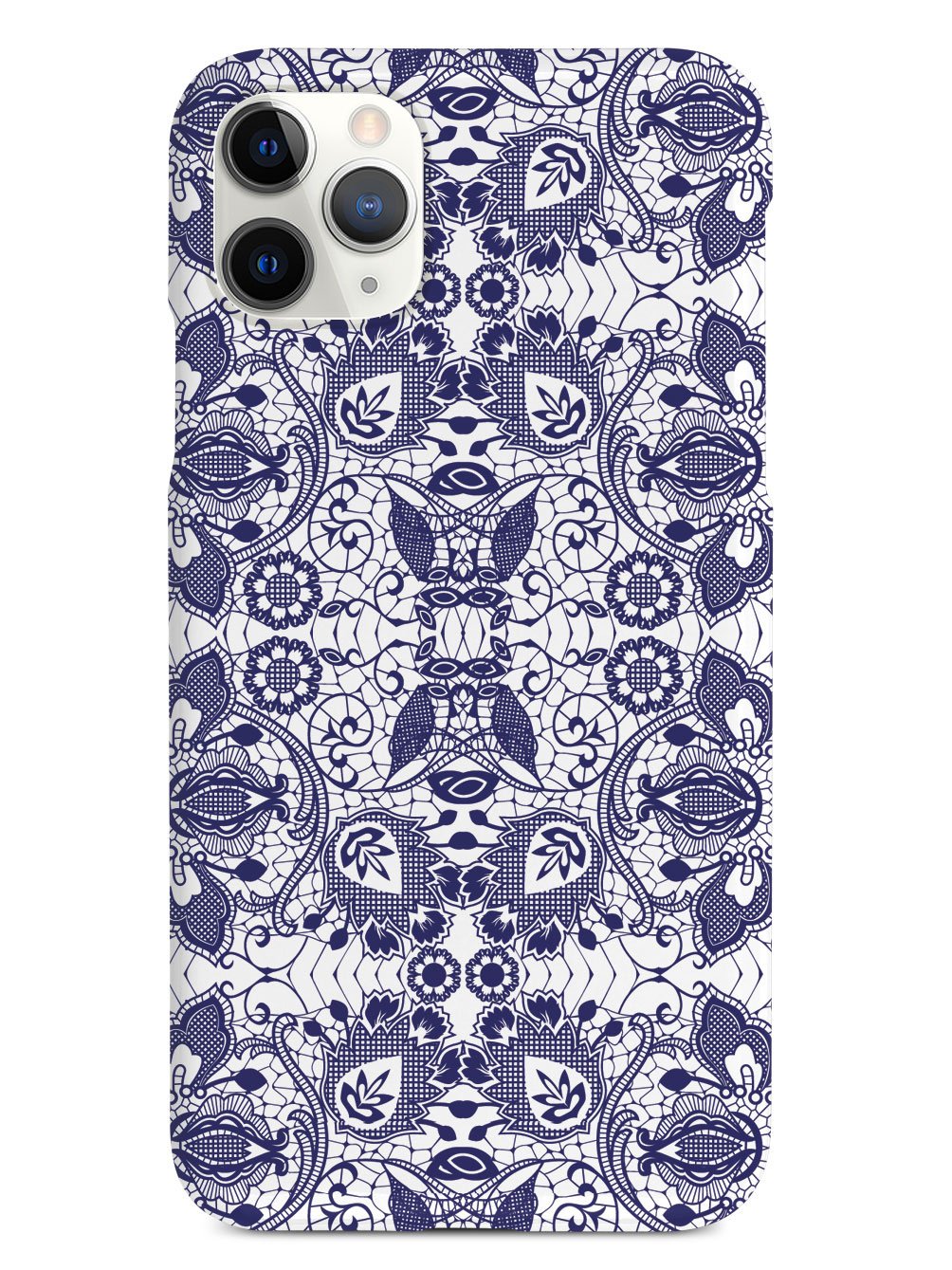 Lace Pattern - Navy Blue Case