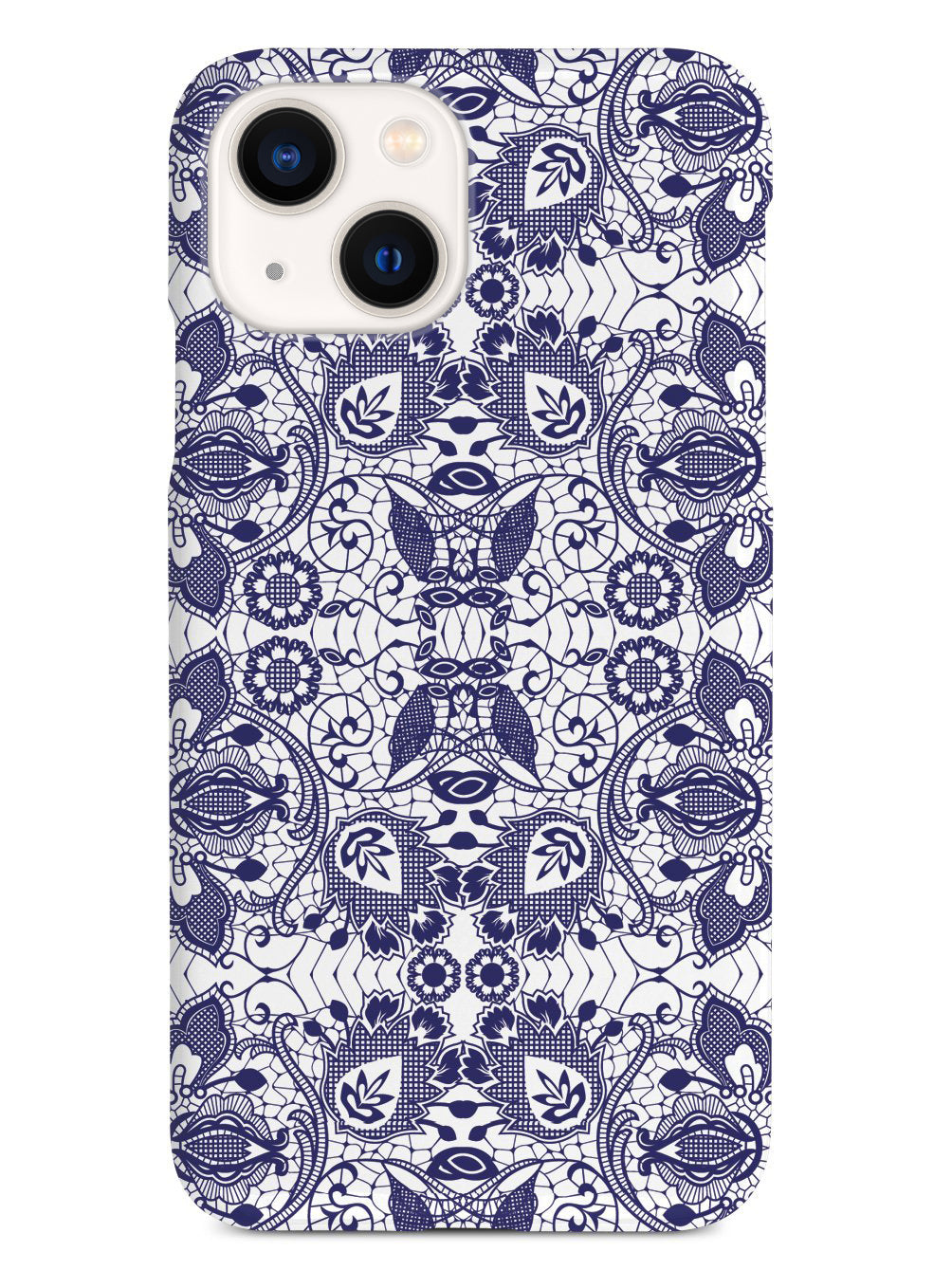 Lace Pattern - Navy Blue Case