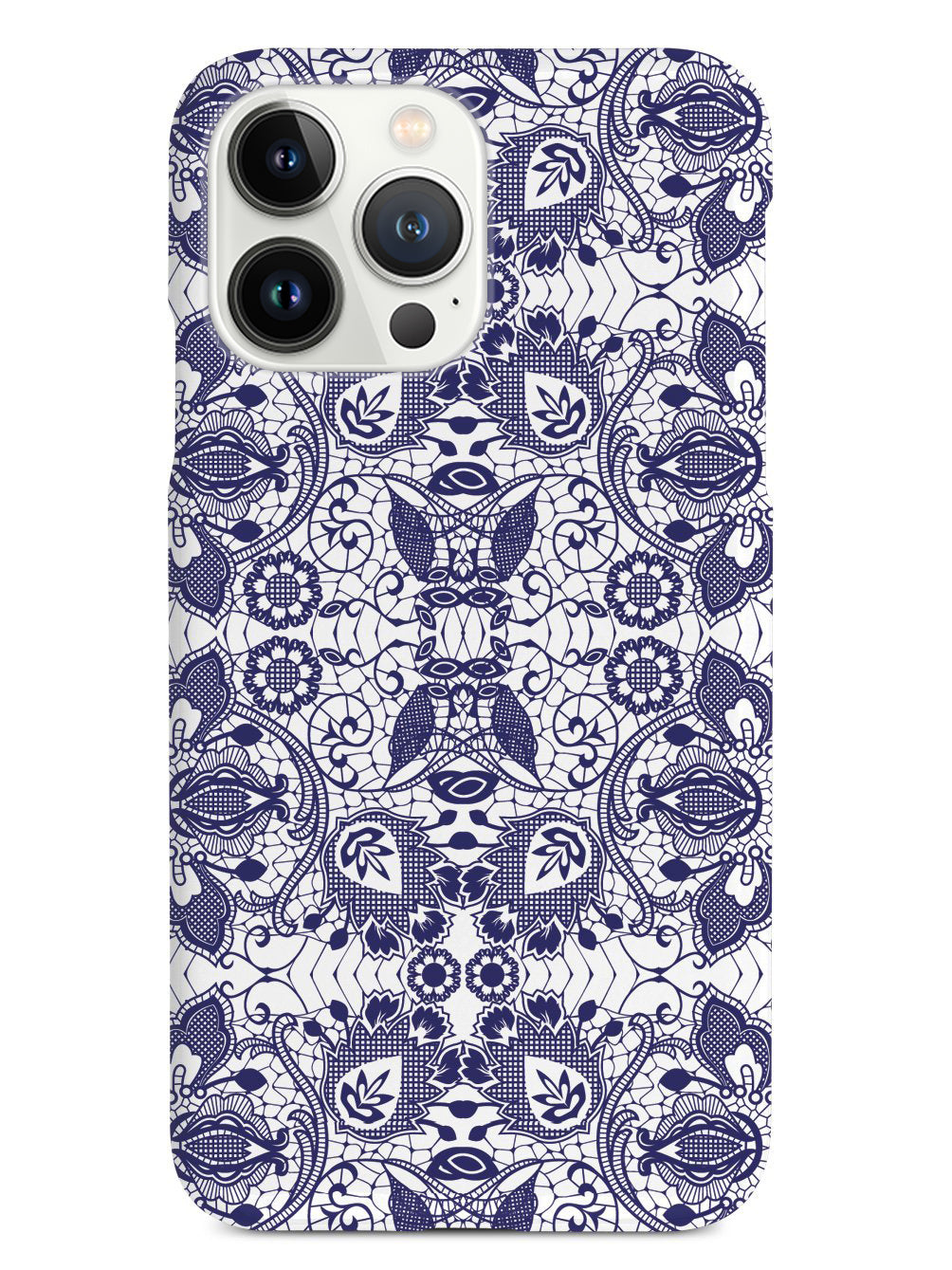Lace Pattern - Navy Blue Case