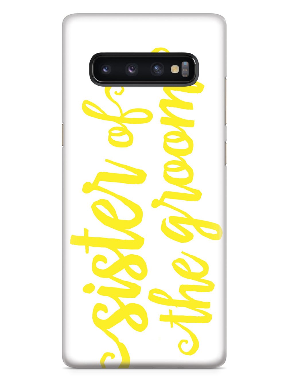 Sister of the Groom - Yellow Case