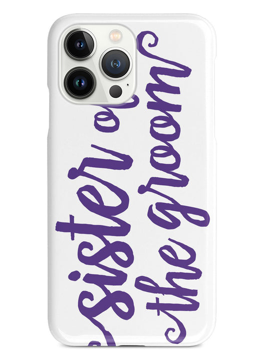 Sister of the Groom - Royal Purple Case