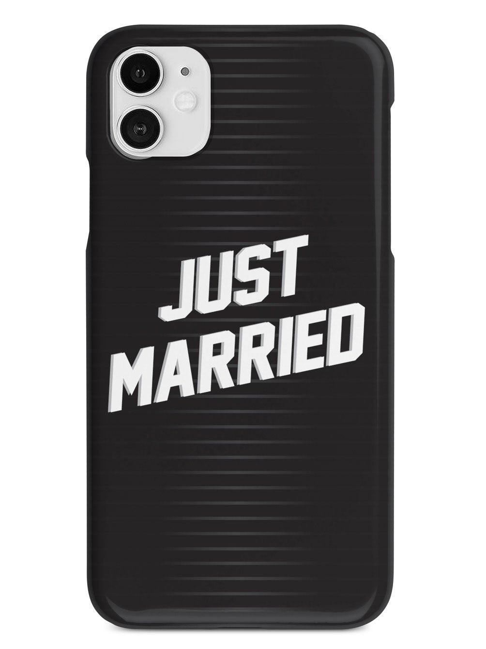 Just Married - Stripes Case