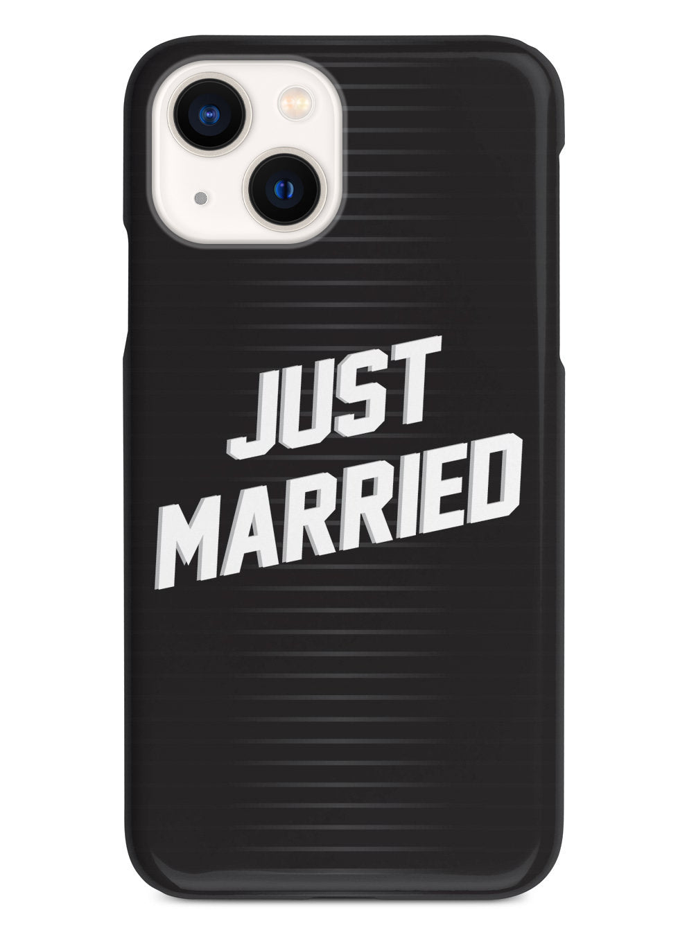 Just Married - Stripes Case