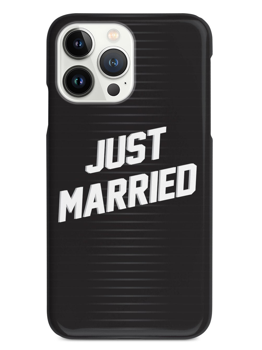 Just Married - Stripes Case