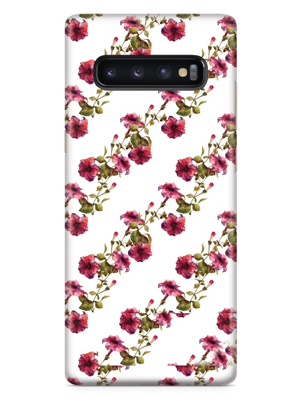 Pink Flower Vine Pattern Case