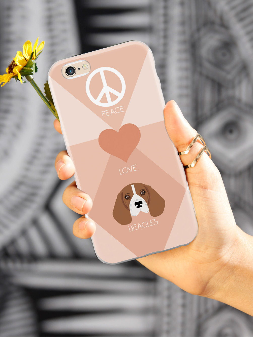 Peace, Love & Beagles Case