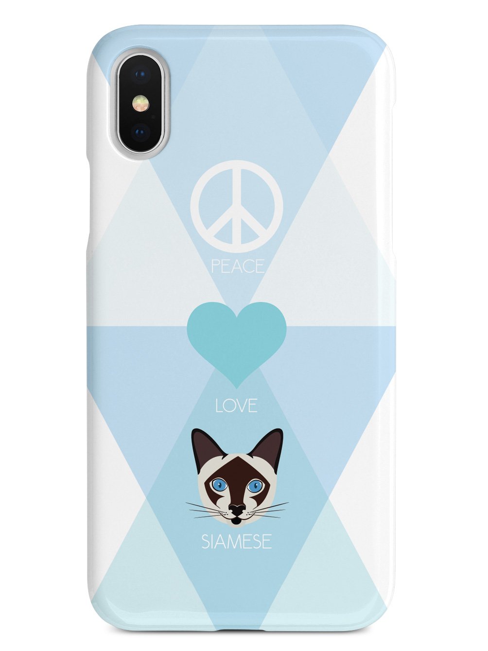 Peace, Love & Siamese Cats Case