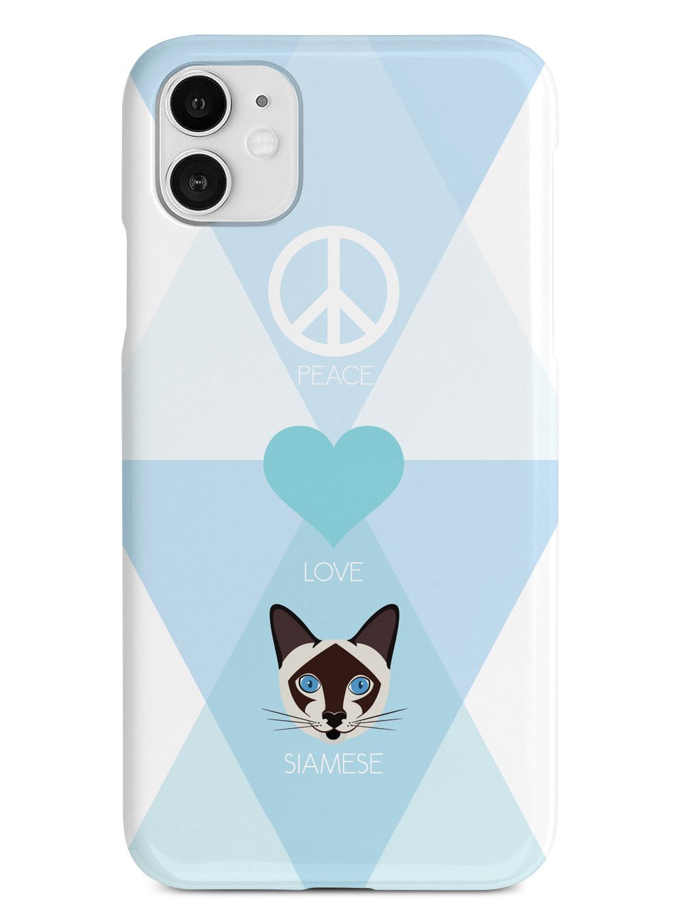 Peace, Love & Siamese Cats Case