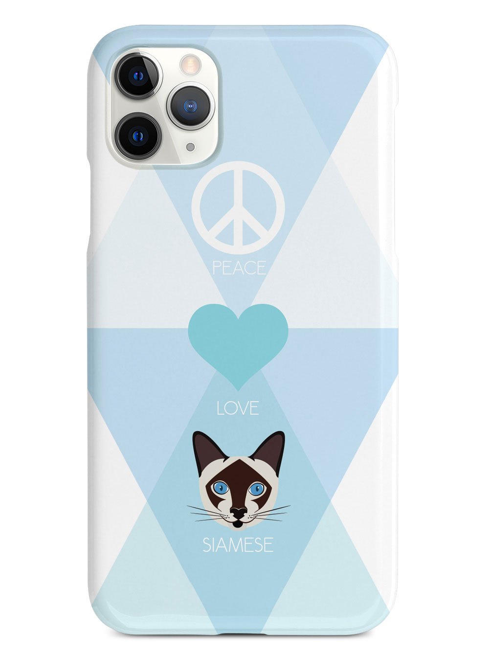 Peace, Love & Siamese Cats Case