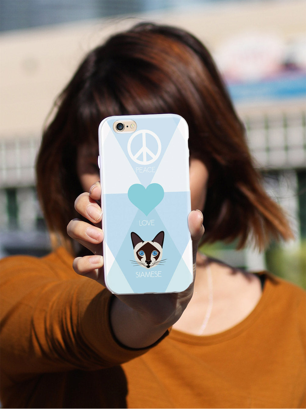 Peace, Love & Siamese Cats Case