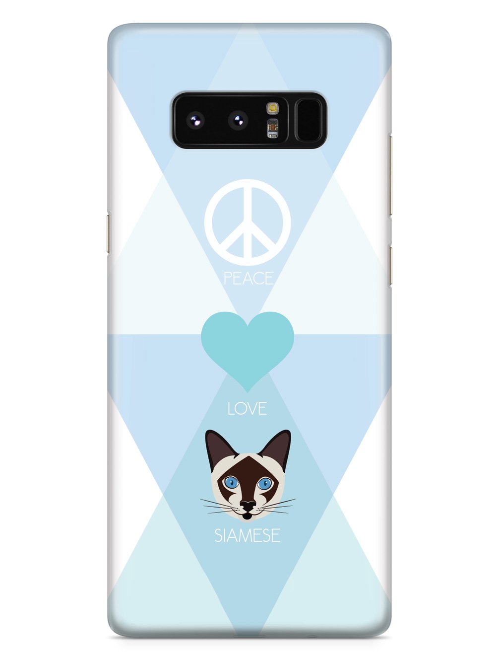 Peace, Love & Siamese Cats Case