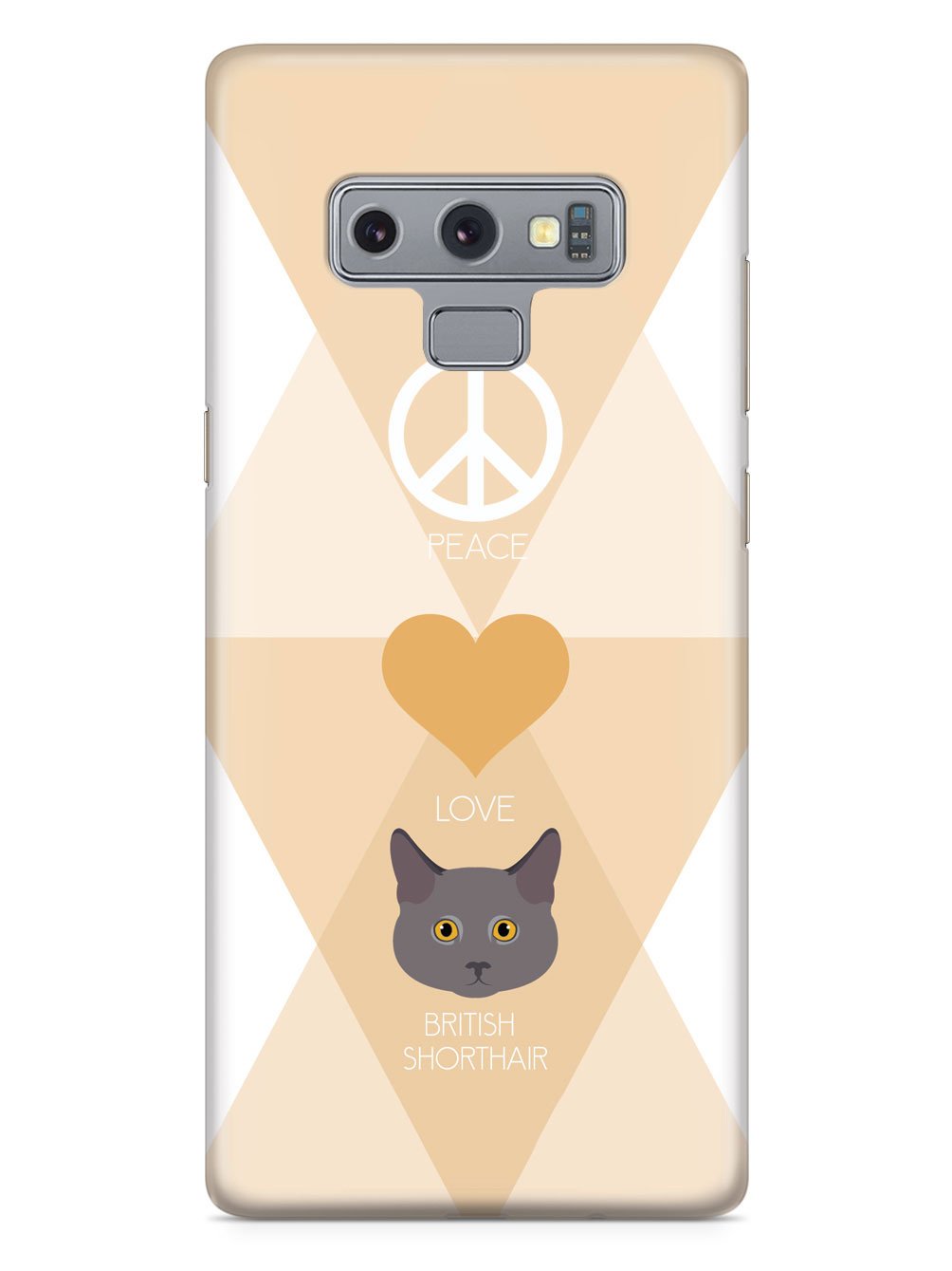Peace, Love & British Shorthair Cats Case