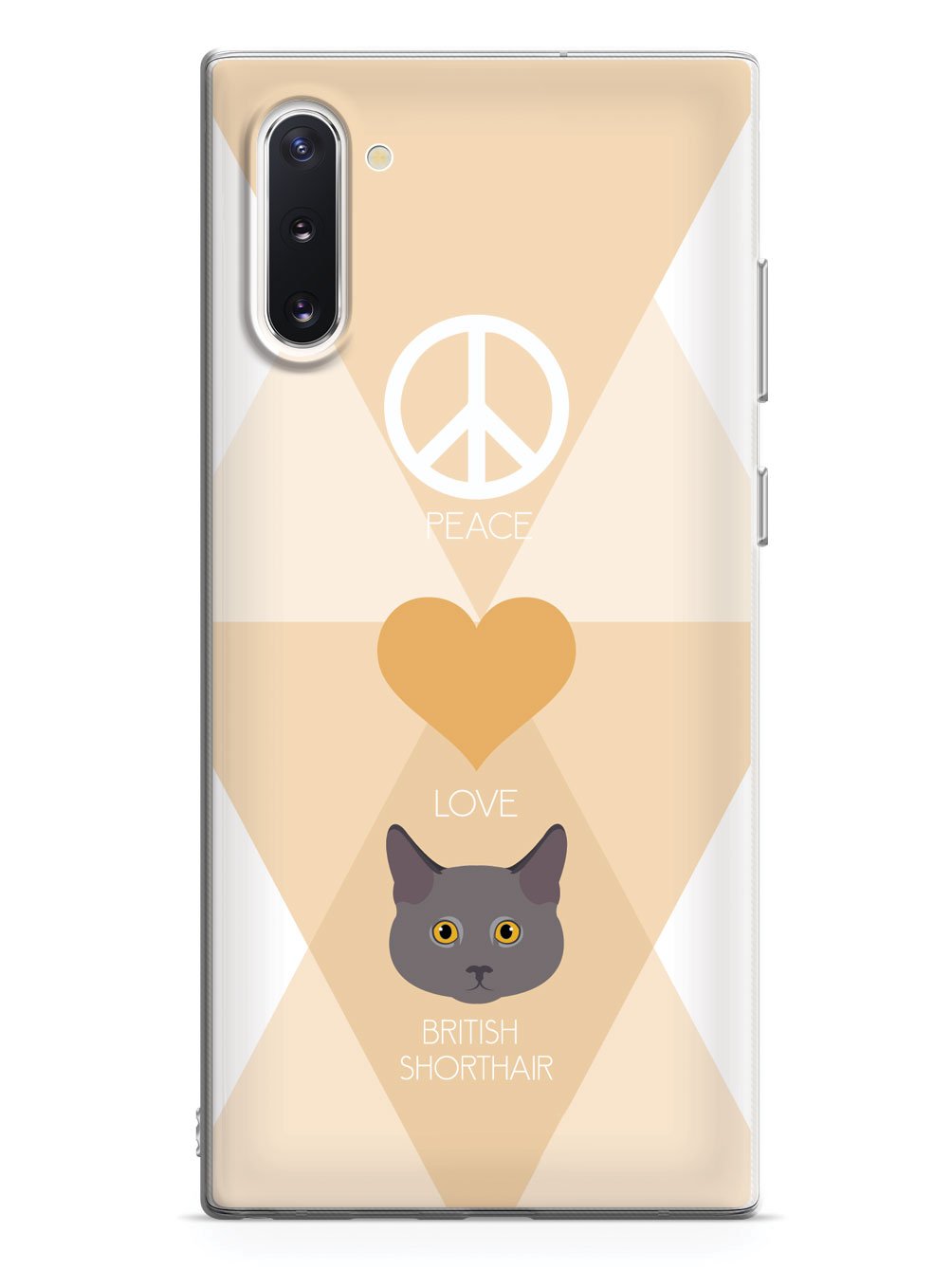 Peace, Love & British Shorthair Cats Case