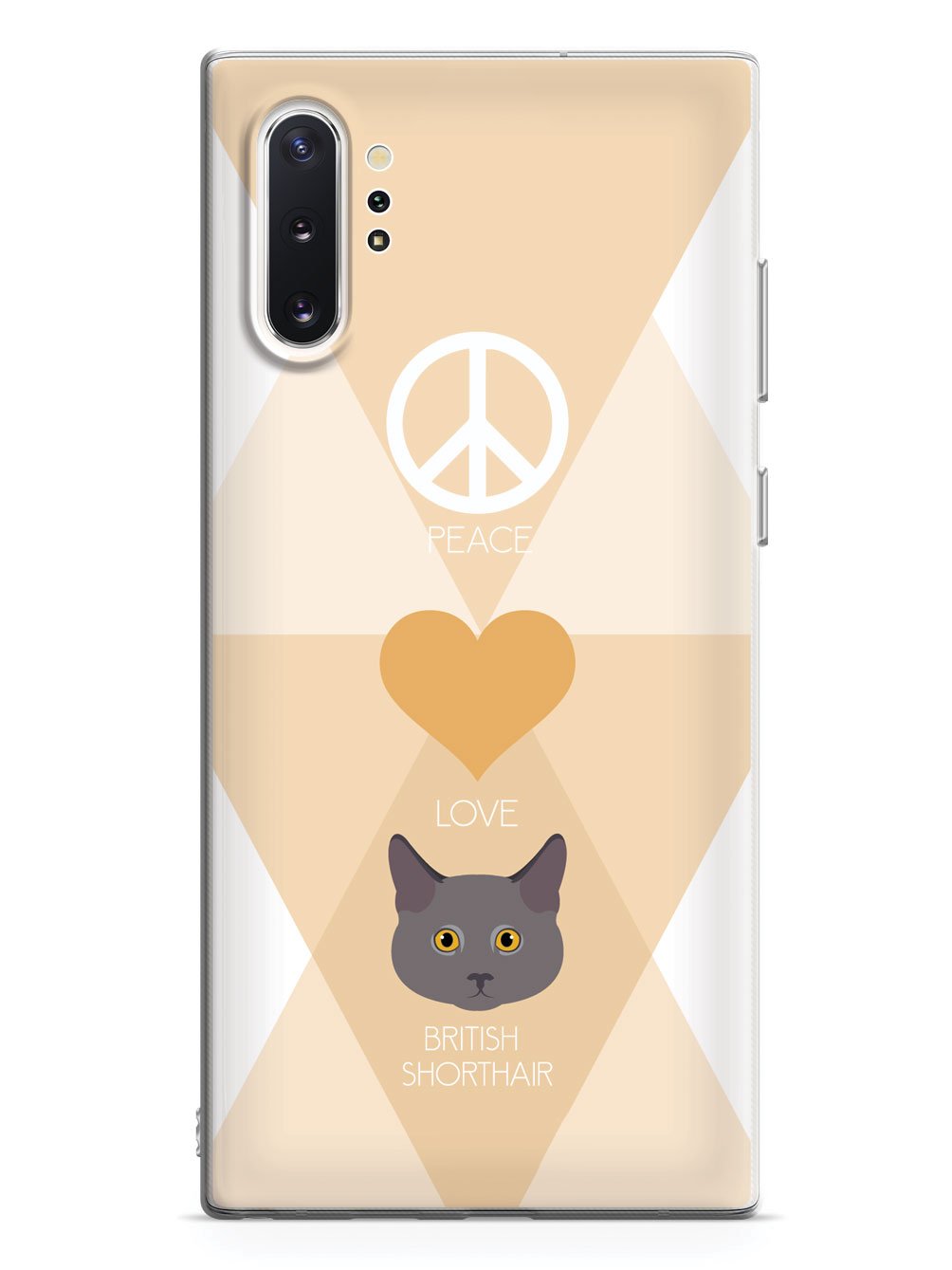 Peace, Love & British Shorthair Cats Case