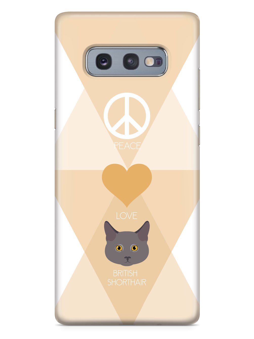 Peace, Love & British Shorthair Cats Case