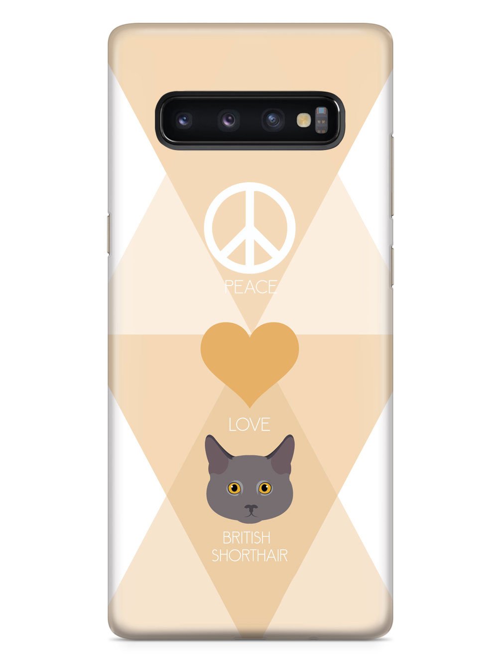 Peace, Love & British Shorthair Cats Case