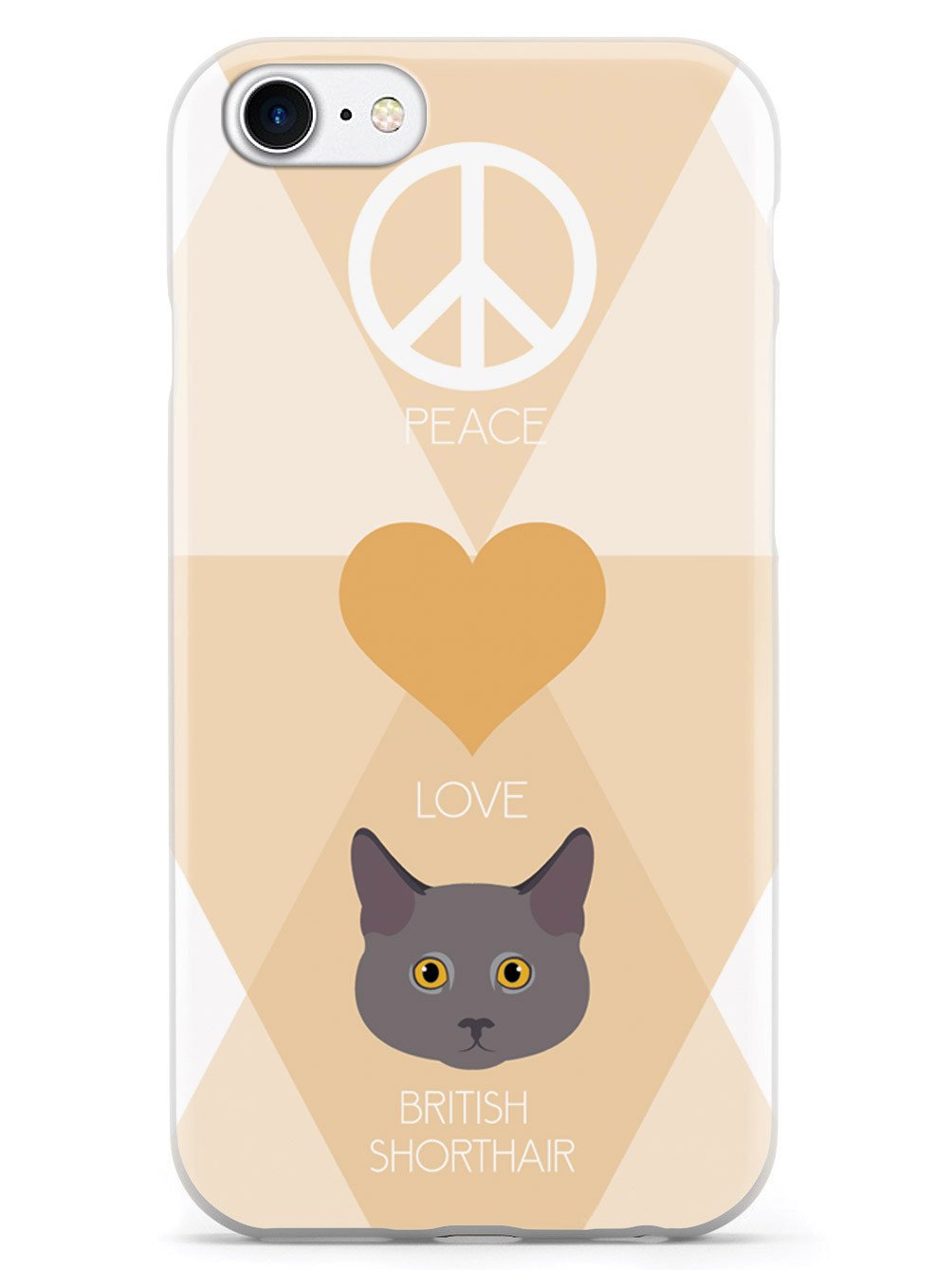 Peace, Love & British Shorthair Cats Case