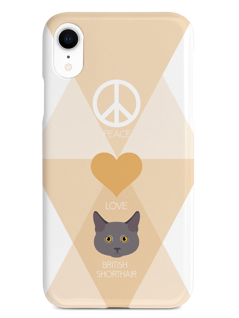 Peace, Love & British Shorthair Cats Case