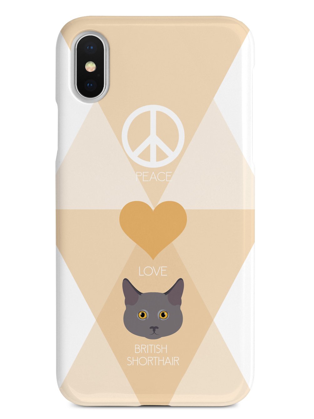 Peace, Love & British Shorthair Cats Case