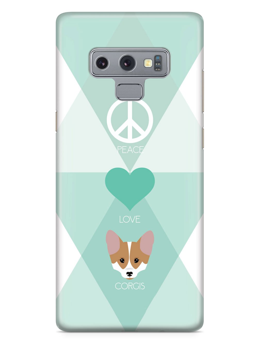 Peace, Love & Corgis Case