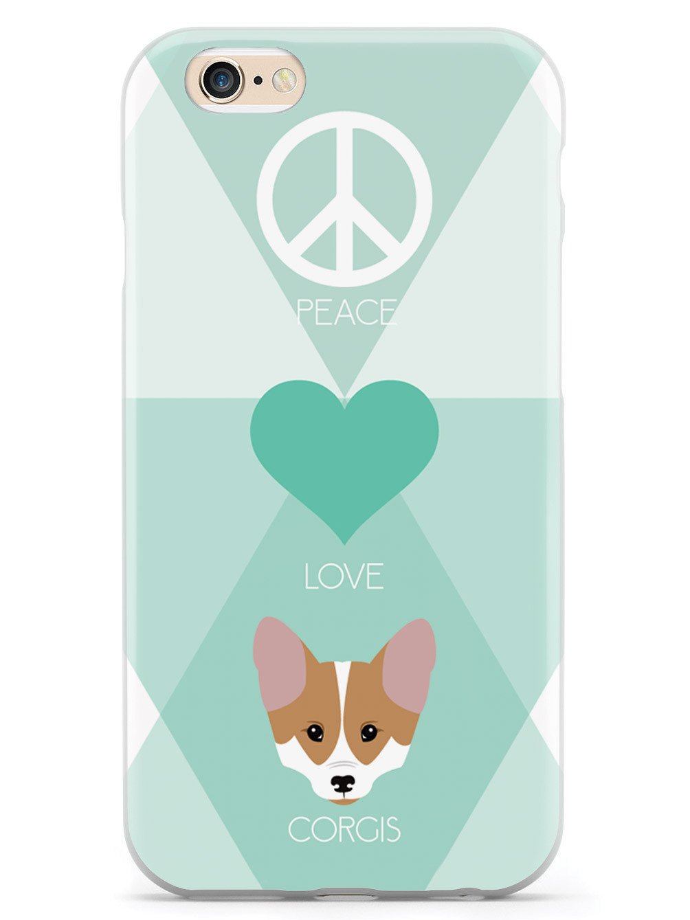 Peace, Love & Corgis Case