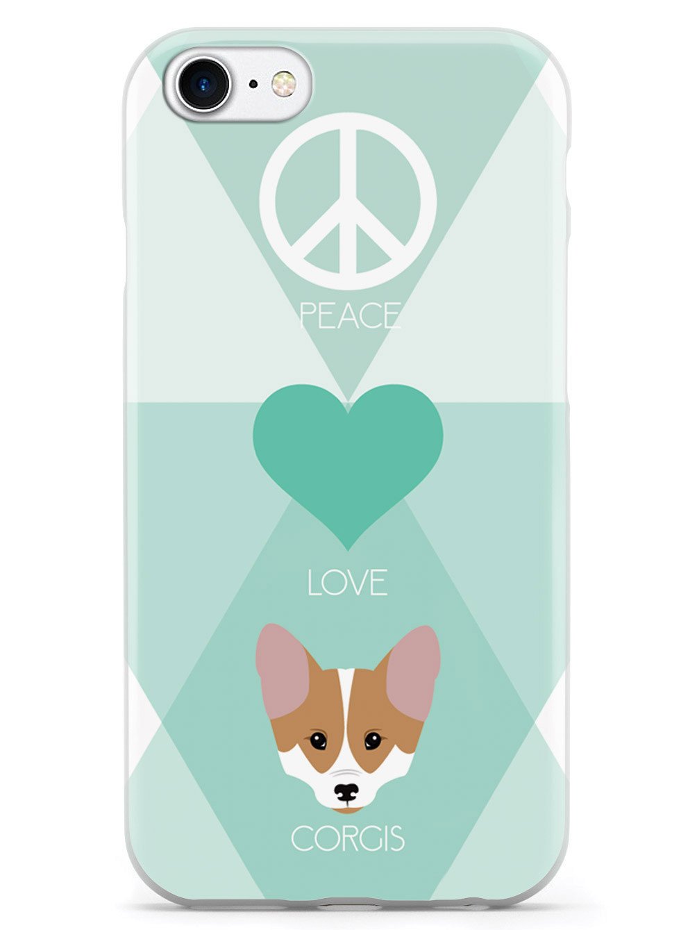 Peace, Love & Corgis Case