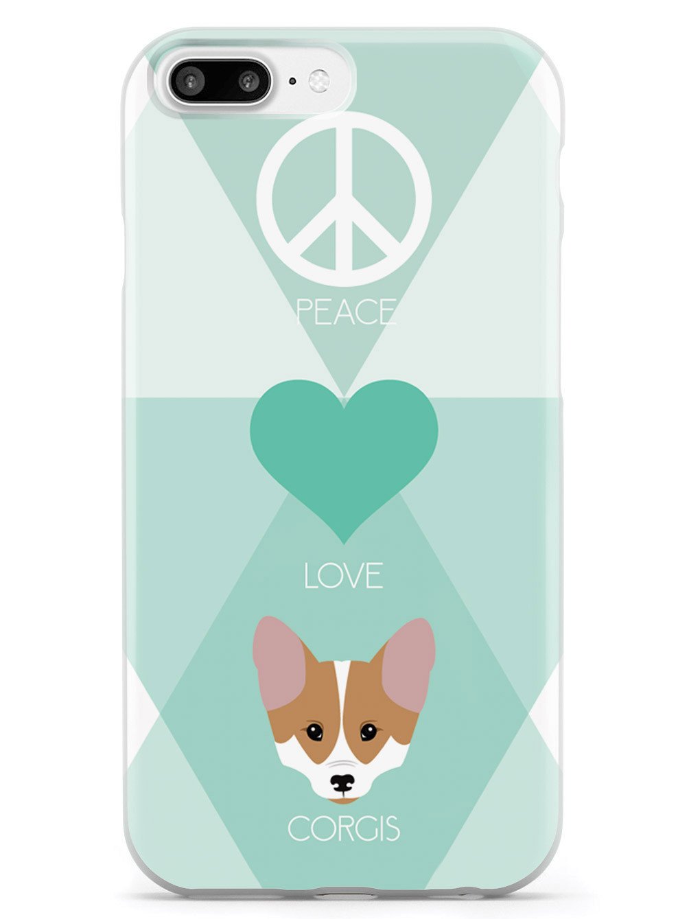 Peace, Love & Corgis Case