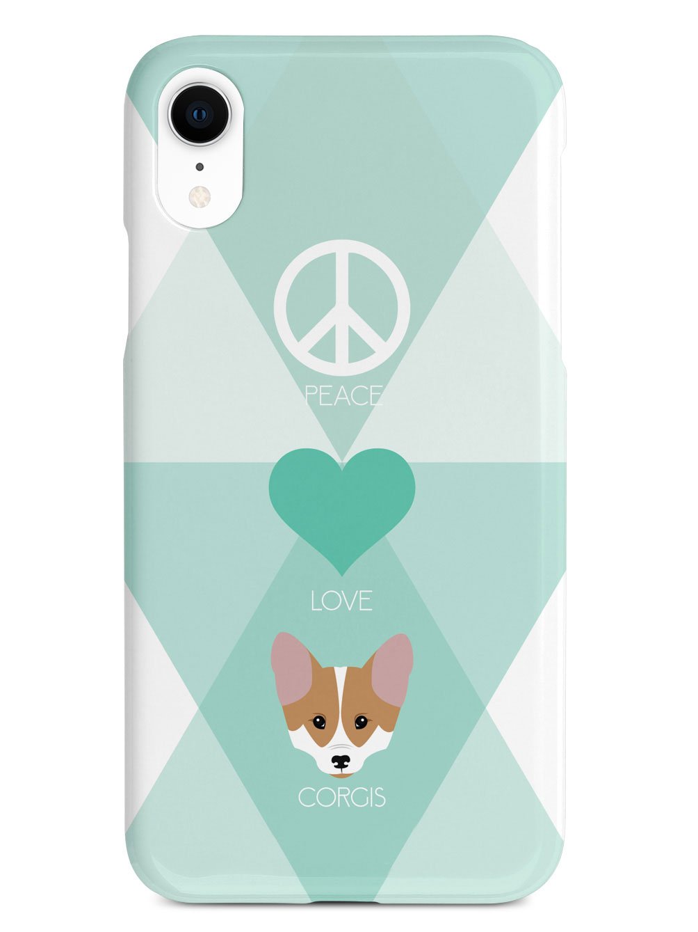 Peace, Love & Corgis Case