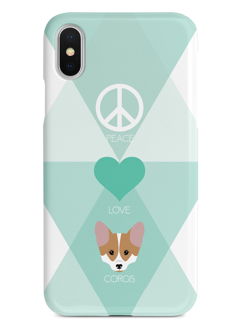 Peace, Love & Corgis Case