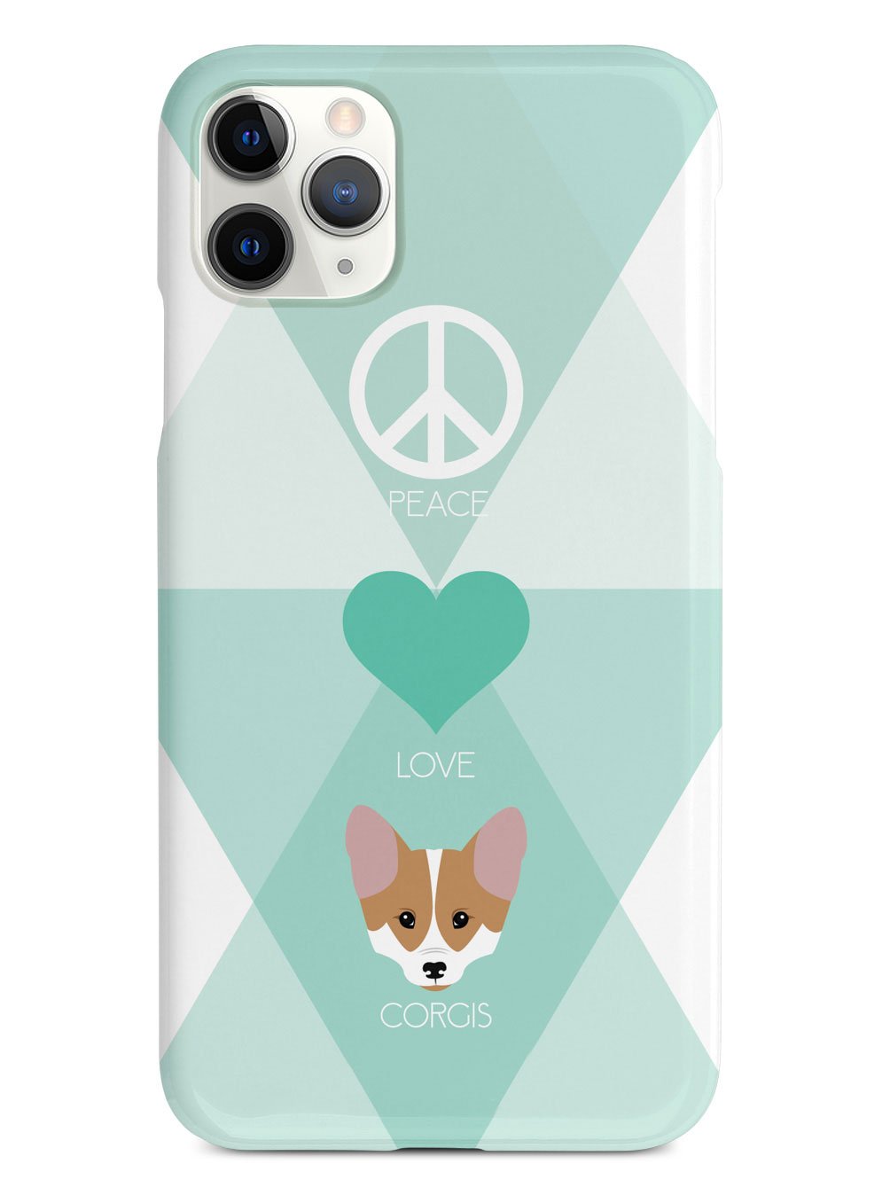 Peace, Love & Corgis Case