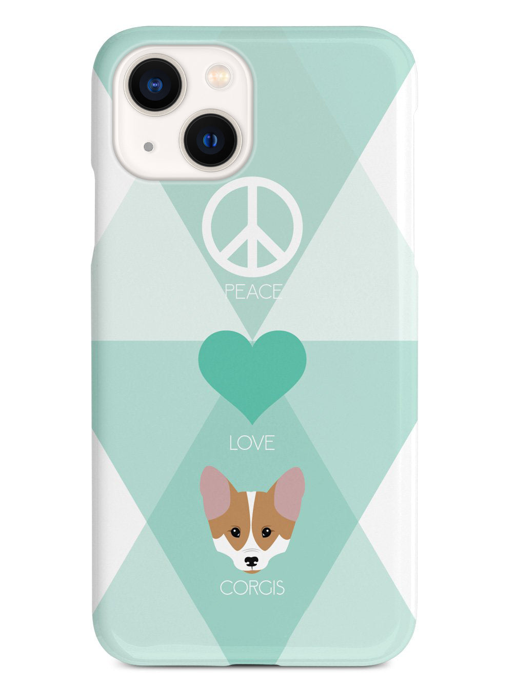 Peace, Love & Corgis Case