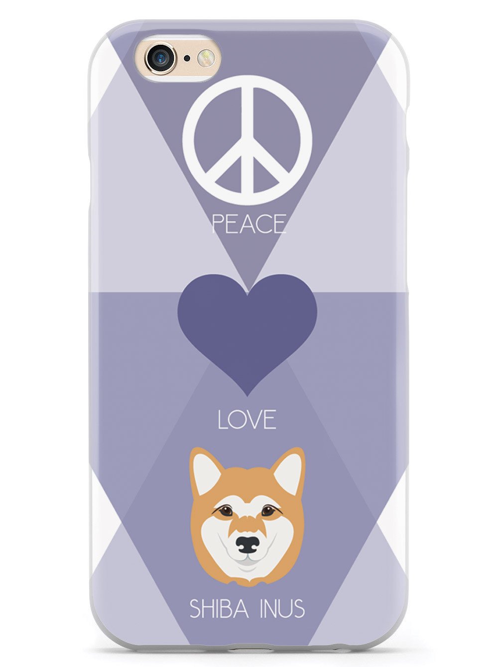 Peace, Love & Shiba Inus Case