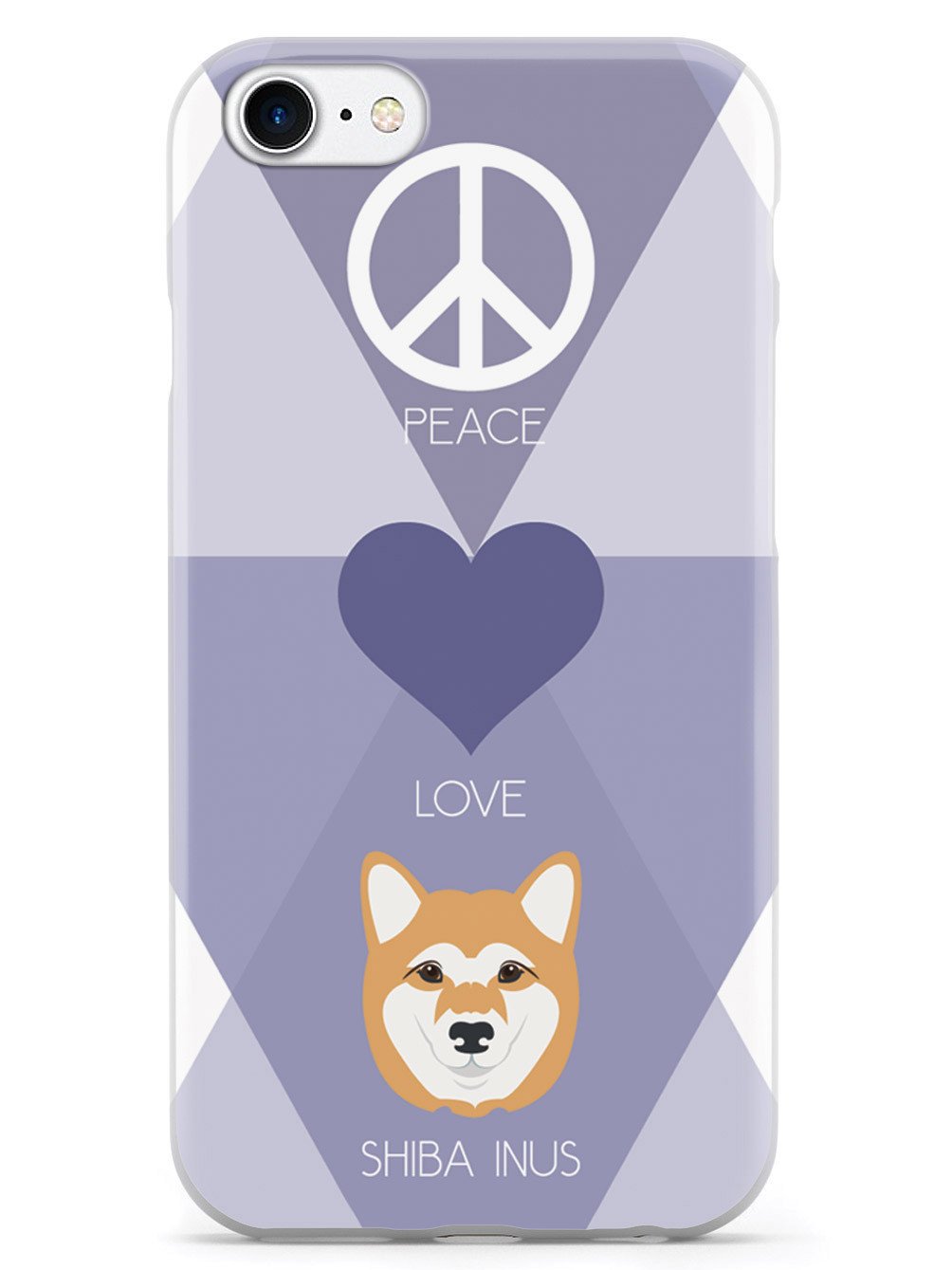 Peace, Love & Shiba Inus Case