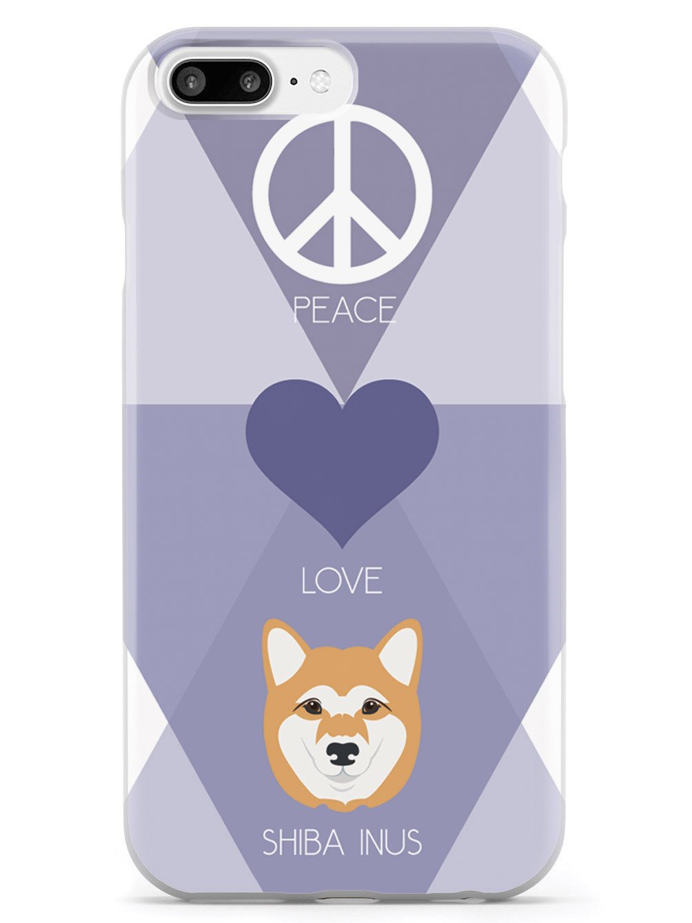Peace, Love & Shiba Inus Case