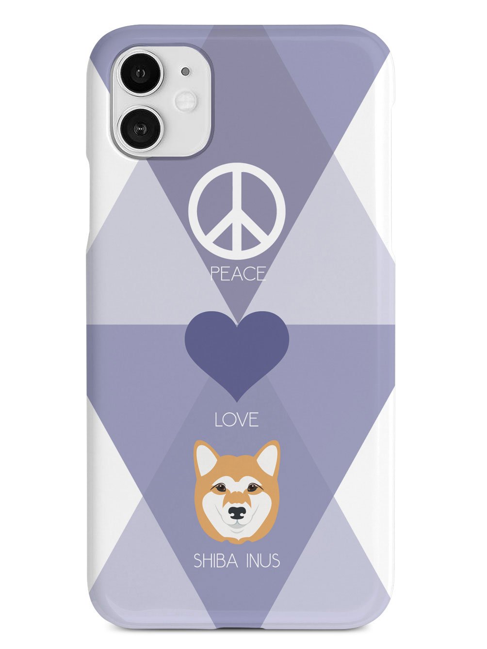 Peace, Love & Shiba Inus Case