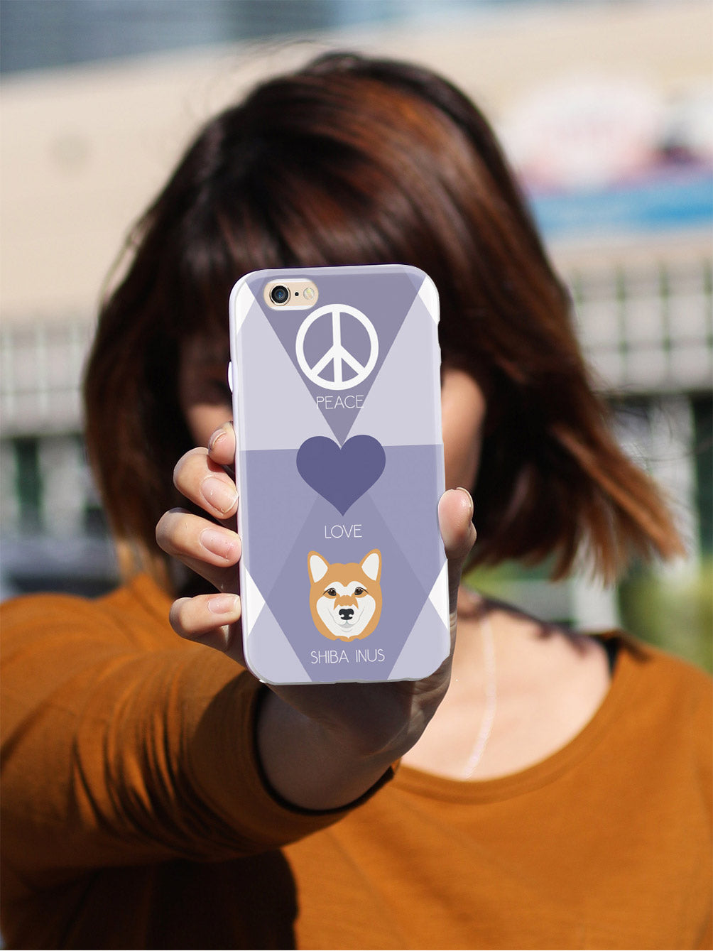 Peace, Love & Shiba Inus Case