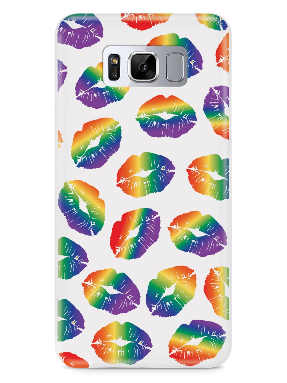 LGBT Lip Print Pattern Case