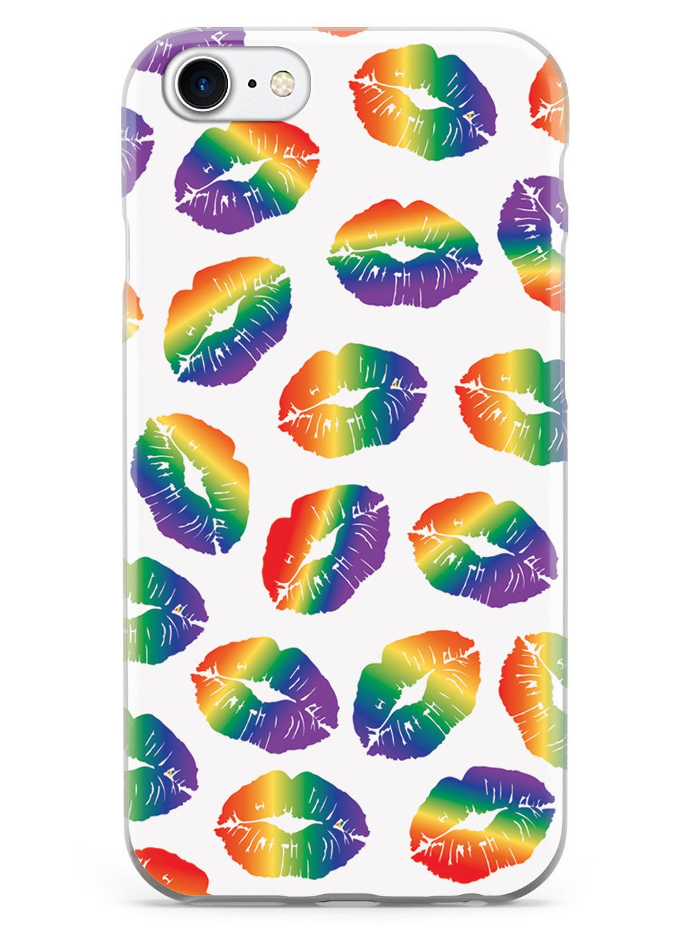 LGBT Lip Print Pattern Case